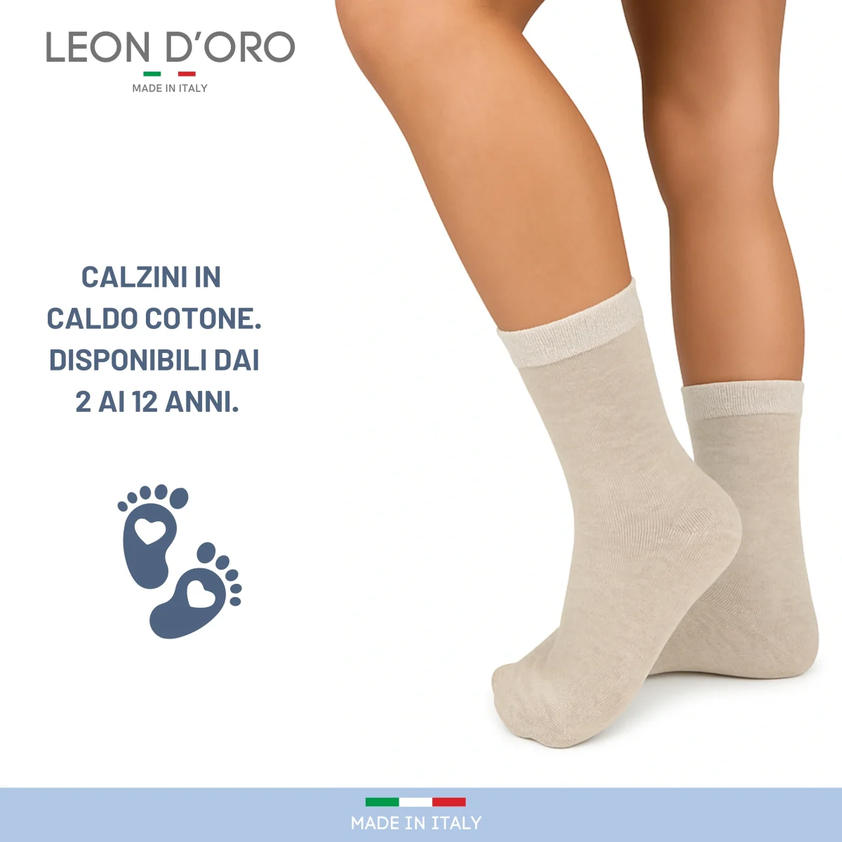 Calze Bambino in Cotone 6 Paia, Calzini Ragazzo per Scuola Tempo Libero in Cotone 6 Paia Made in Italy ASSM - immagine 4