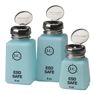 Cleanroom ESD Dispenser with Standard Pump (3 Sizes)