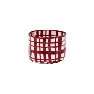 Sacchino tondo medio “trame bordeaux”