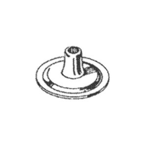 Base per bottone Maschio/Femmina Ø10mm